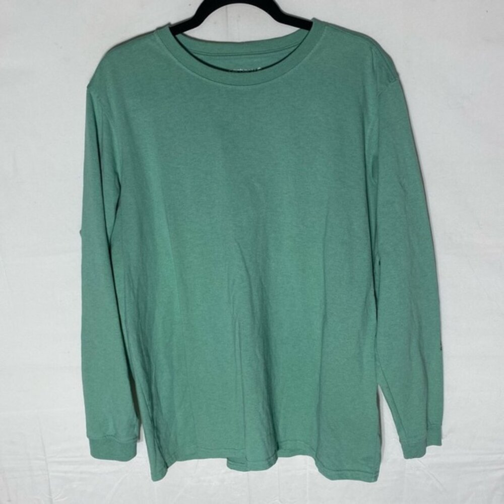 Carhartt Light Green Long Sleeve Loose Fit Logo Shirt XL Workwear Streetwear